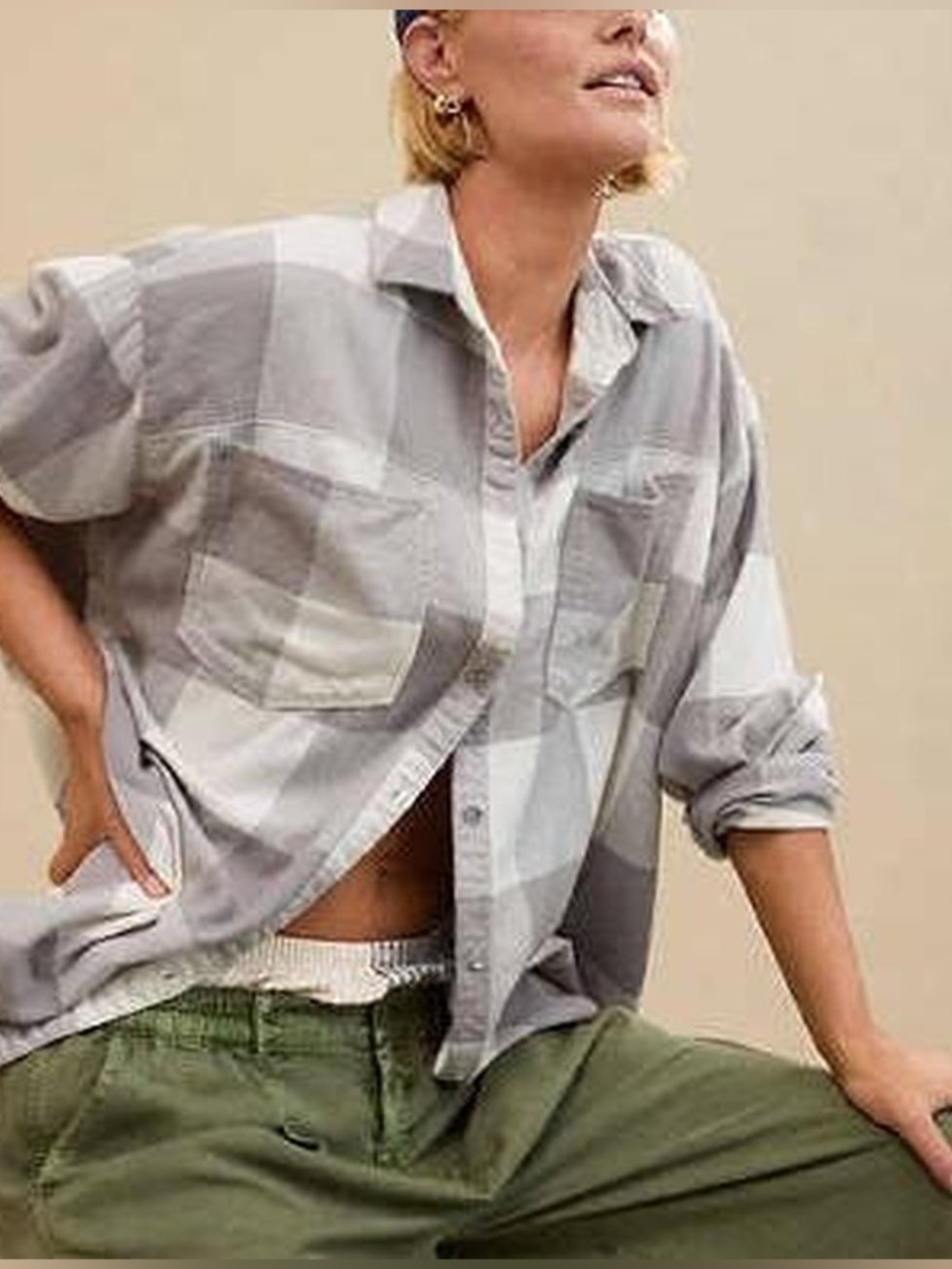 Aerie Anytime Fave Oversized Flannel